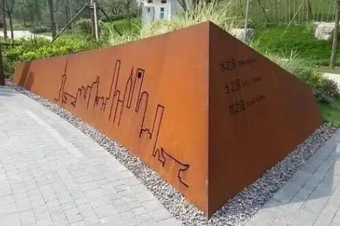龙楼镇耐候钢挡土墙